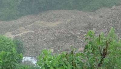 Torrential rains, landslides form 100 metre long lake in Uttarakhand