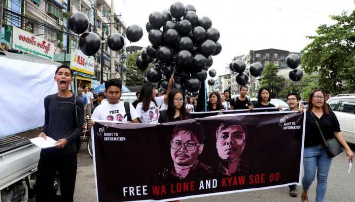 Two Reuters journalists sentenced to 7 years in jail in Myanmar for breaching law on state secrets