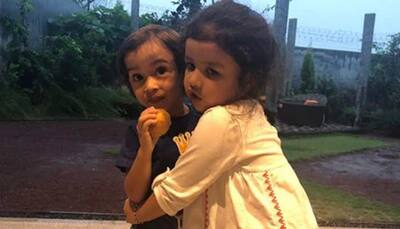 Ziva Dhoni and Ahil Sharma look cute as a button in these pics!