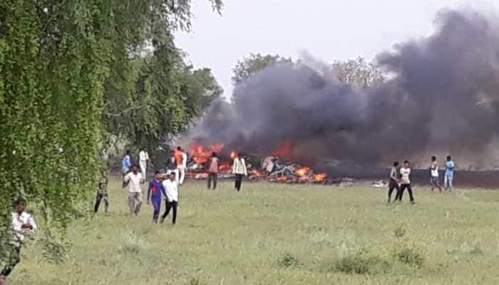 IAF MiG-27 fighter jet crashes in Rajasthan&#039;s Jodhpur, pilot escapes unhurt