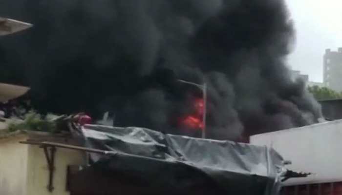 Mumbai: Fire breaks out in Malad West; no casualty