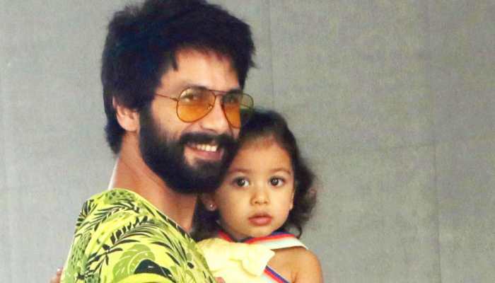 Shahid Kapoor and daughter Misha wave at paps outside Hinduja hospital - In Pics