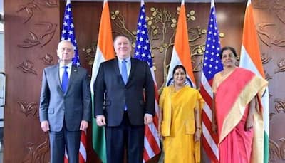 At first 2+2 dialogue, India, US sign defence pacts, ask Pakistan to act against terror