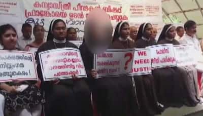Protests in Kochi demanding arrest of Bishop accused of raping nun