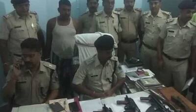 Hardcore Naxalite arrested in Bihar, three AK-47 rifles seized