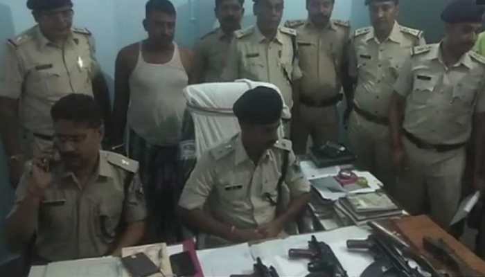 Hardcore Naxalite arrested in Bihar, three AK-47 rifles seized