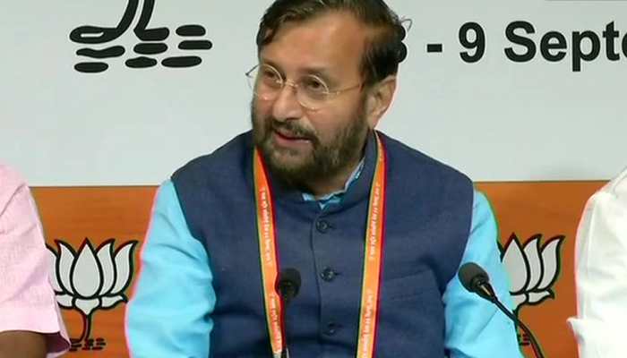 No agenda, policy, strategy: Prakash Javadekar lashes out against Congress at BJP's executive meet