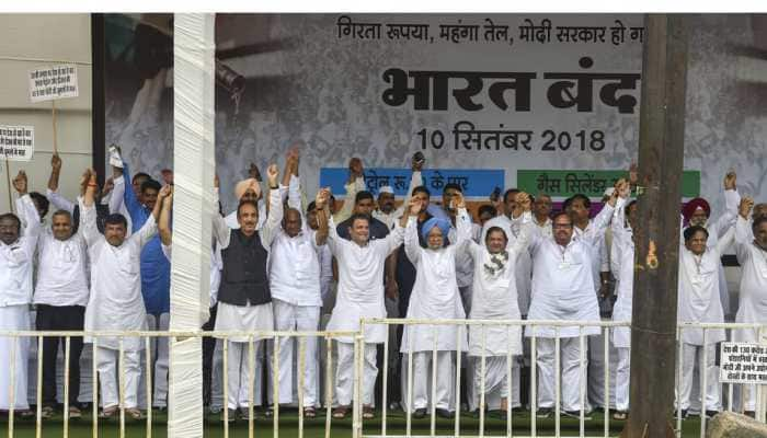 Bharat Bandh: Key Opposition parties missing from Congress-led protest at Ramlila Maidan