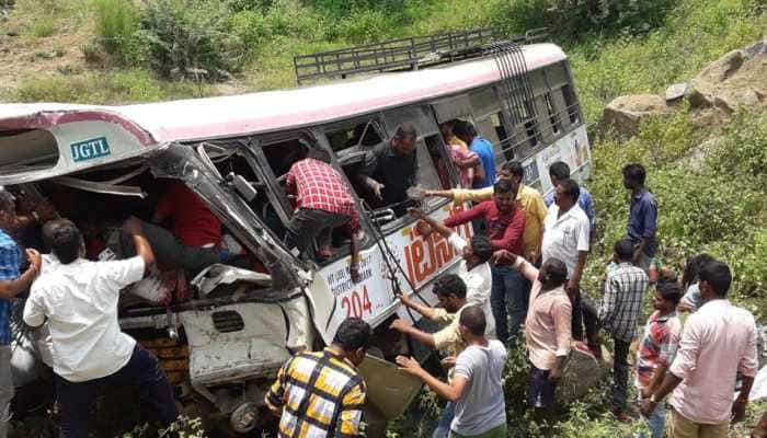 Telangana: 52 killed, 20 injured in bus accident in Kondagattu