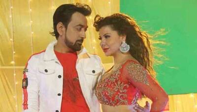 Sambhavna Seth shoots a sizzling dance number with Bhojpuria Sultan Raju Mahi