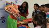 Bhagyashree Deshpande creates largest paper-quilling Ganesh idol in Mumbai