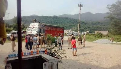 High alert after suspected terrorists open fire injuring two along Jammu-Srinagar highway