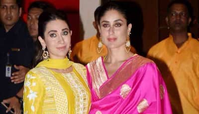 Kareena Kapoor, Karisma Kapoor twin in yellow on Ganesh Chaturthi, nail traditional look