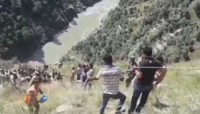 Jammu &amp; Kashmir: At least 13 dead, several injured after mini bus falls in Chenab River