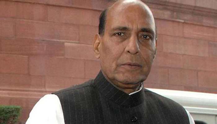 Rajnath Singh visits AIIMS to inquire about Manohar Parrikar&#039;s health