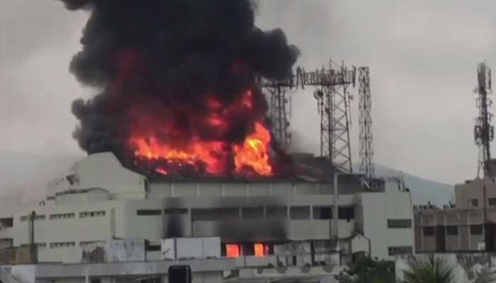 Fire breaks out at movie theatre in Visakhapatnam, fire tenders rushed