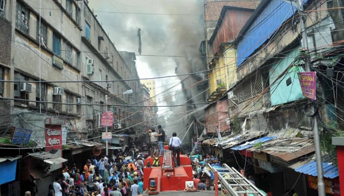 Kolkata Bagree Market fire continues raging; 35 tenders, 250 firefighters on spot