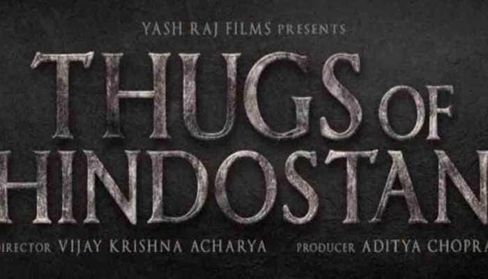 Aamir Khan&#039;s magnum opus Thugs of Hindostan logo poster out — Watch