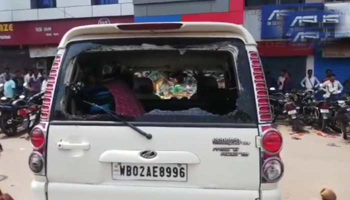 West Bengal BJP chief Dilip Ghosh attacked, car vandalised