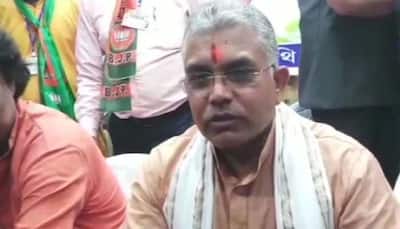 Watch: West Bengal BJP Yuva Morcha workers protest against attack on party state chief Dilip Ghosh, detained
