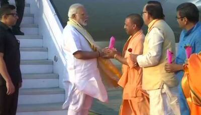 PM Modi arrives in Varanasi to celebrate his 68th birthday