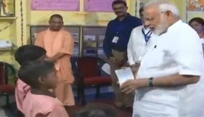 Watch: PM Narendra Modi celebrates his 68th birthday, interacts with students in Varanasi
