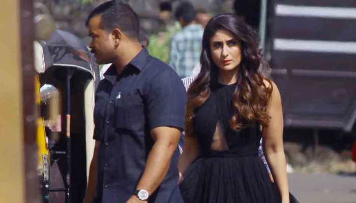 Kareena Kapoor spotted on ad shoot sets, sizzles in sheer black gown — See pics