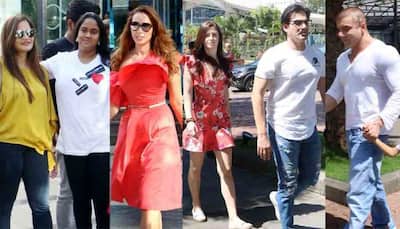 Salman Khan's rumoured ladylove Iulia Vantur dines out his family