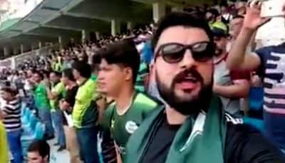 Pakistani cricket fan sings Indian National Anthem, says gesture of peace