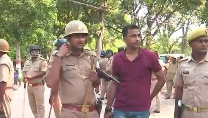 Varanasi: Security forces deployed in BHU after scuffle between Sir Sunderlal hospital doctors, patient&#039;s kin