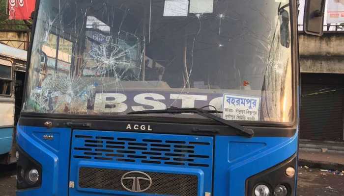 West Bengal Bandh: Protesters vandalise government buses in Midnapore to protest death of students