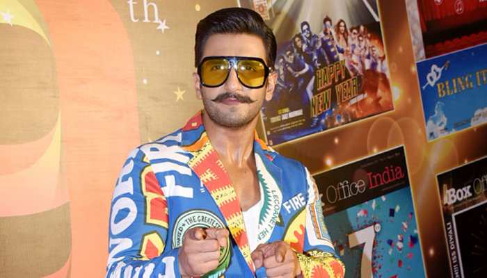 Ranveer Singh looks like &#039;firecracker&#039; in this Lecoanet Hemant creation- See pics