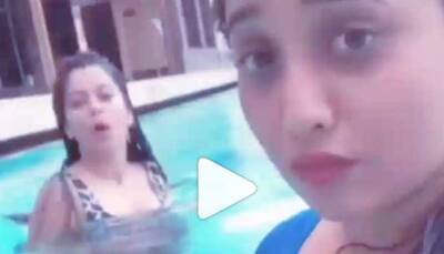 Bhojpuri siren Rani Chatterjee and Nidhi Singh's poolside 'Barbie girl' dance is unmissable! Watch