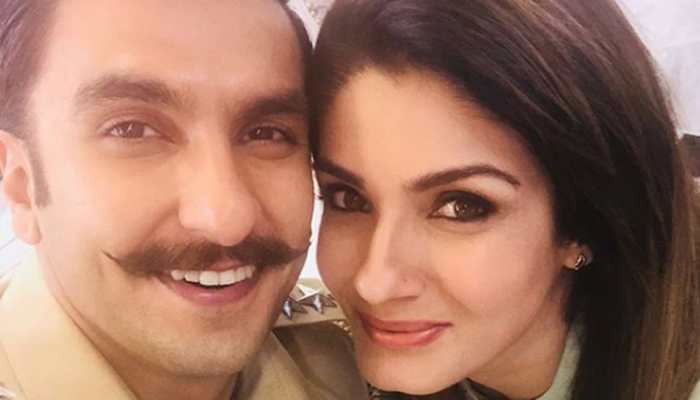 When Ranveer Singh met Raveena Tandon—Check selfie