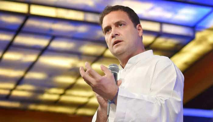 Rahul Gandhi targets ABVP over professor touching students’ feet video