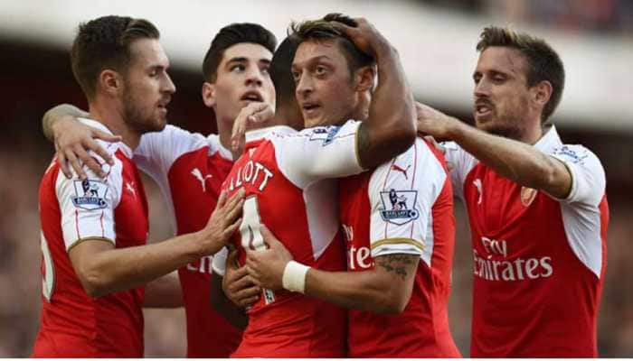 EPL: Late goals flatter Arsenal in 2-0 win over dogged Watford