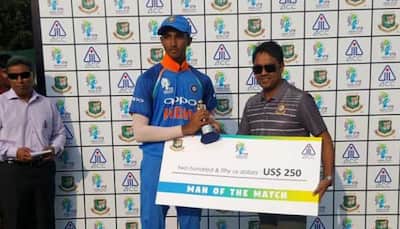 U19 Asia Cup 2018: India register thumping 227-run win over United Arab Emirates