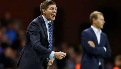 Football: Rangers manager Steven Gerrard condemns missile-throwing incident after linesman hurt