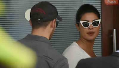 Priyanka Chopra, Nick Jonas spotted at Kalina airport — Photos inside