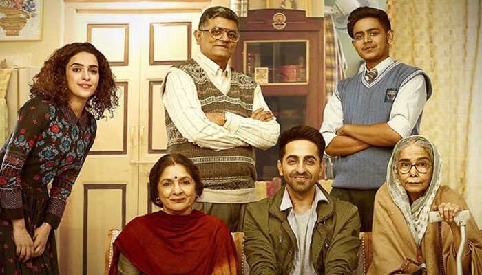 Ayushmann Khurrana and Sanya Malhotra&#039;s Badhaai Ho new poster is too cute