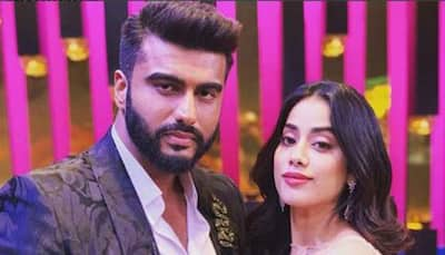 Arjun Kapoor and Janhvi Kapoor shoot for Koffee With Karan season 6-Pic proof