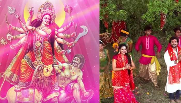 Khesari Lal Yadav&#039;s &#039;Navratri&#039; song &#039;Nimiya Ke Chhanw Me&#039; is out—Watch