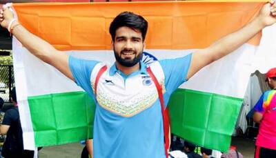 Javelin thrower Sandeep Chaudhary bags India’s first gold at 2018 Asian Para Games