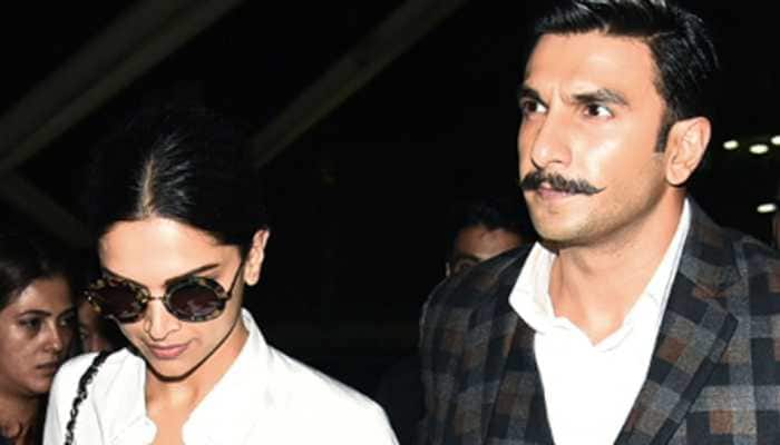 Deepika Padukone dines with Ranveer Singh and his mother; couple strikes a pose with fans - See pics