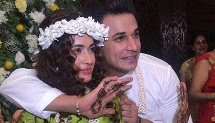 Yuvika Chaudhary and Prince Narula dancing to Punjabi dhol at their Mehendi function is too cute—Watch