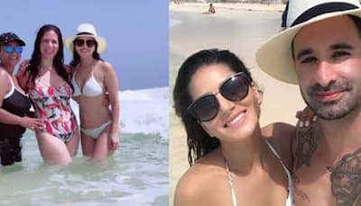 Sunny Leone gets in vacay mode, raises the temperature in a white bikini—Pics