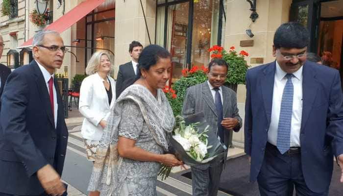 Defence Minister Nirmala Sitharaman holds talks in France amid mounting Rafale deal &#039;cover-up&#039; allegations
