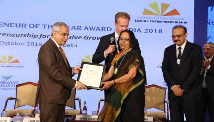 Prema Gopalan wins Social Entrepreneur of the Year India 2018 award