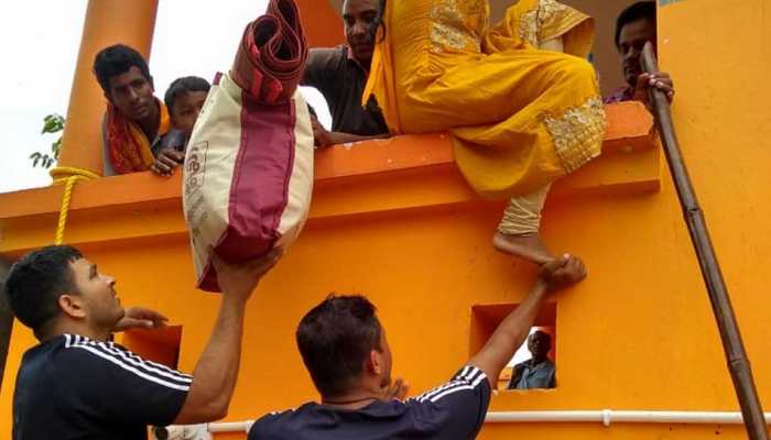 Cyclone Titli: Indian Navy in action; helicopters and diving team join rescue operations