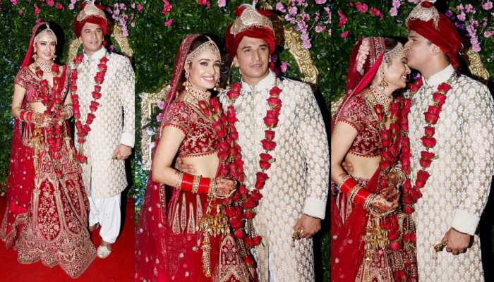 Yuvika Chaudhary-Prince Narula get married in a typical Punjabi style, make it a rocking affair with impromptu dance—Watch